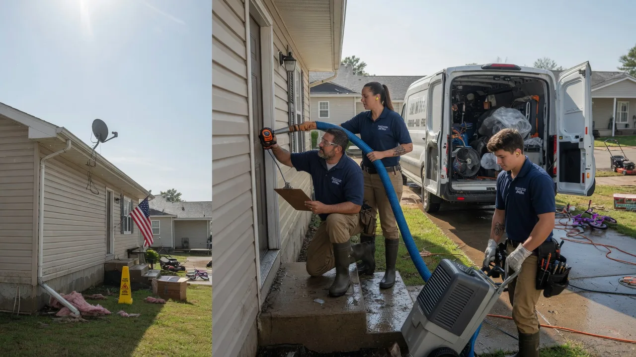 Ceiling Water Damage Restoration in Dighton, KS near me